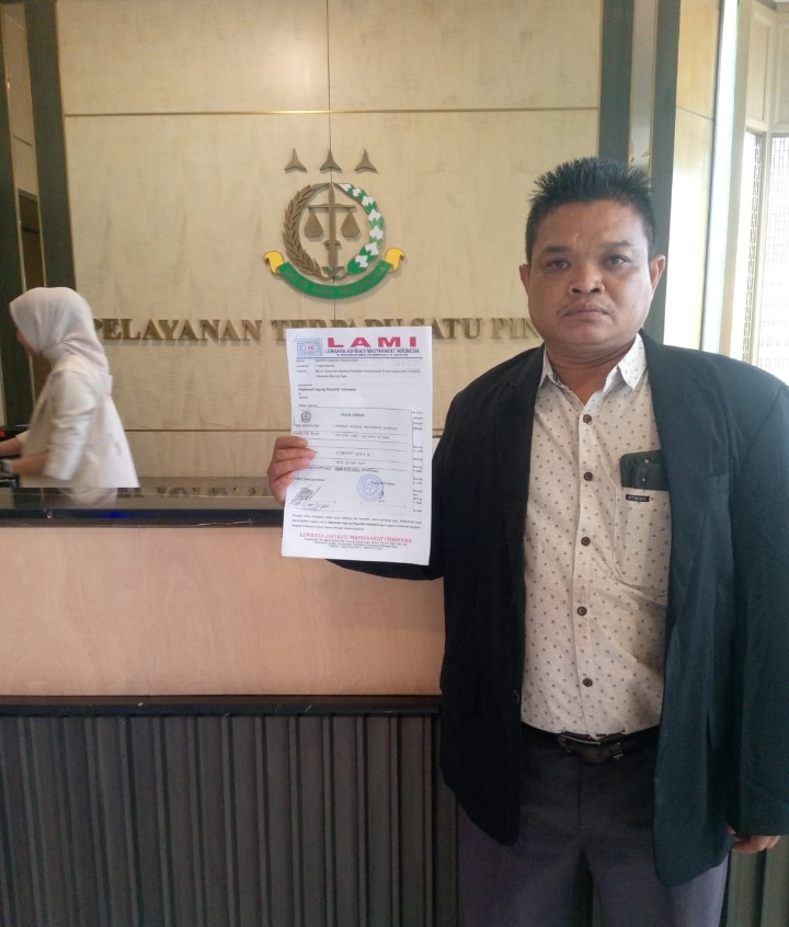 Dugaan Korupsi Proyek Taman Sapan Mura Tidak Sesuai RAB DPD Lami Meminta Kejaksaan Agung Segera Turun Kelokasi.