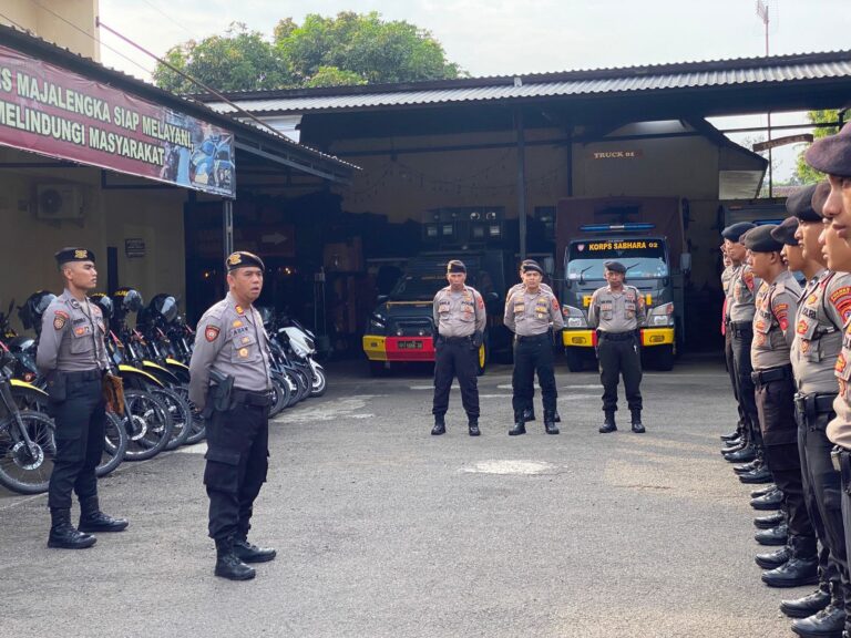 Apel Pagi Sat Samapta Polres Majalengka: Kesiapan dan Dedikasi Menuju Keamanan