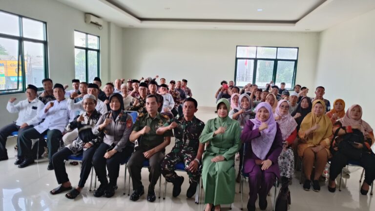 Lepas Sambut DANRAMIL 06/Setu, Kapten Inf Ruhiat Ajak Untuk Menjaga Wilayah Setu Agar Lebih Kondusif