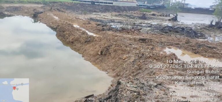 Kegiatan Galian Tanah Dibantaran Sungai Desa Sungai Buluh Meresahkan Masyarakat