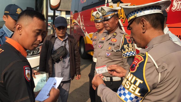 Satlantas Polres Purbalingga Gelar Pemeriksaan Laik Jalan Bus Angkutan Umum dan Wisata