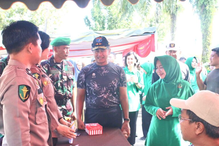 Wujud Kepedulian Sosial Kepada Masyarakat, Pangdam Tanjungpura Gelar Bakti Sosial di Kalteng.