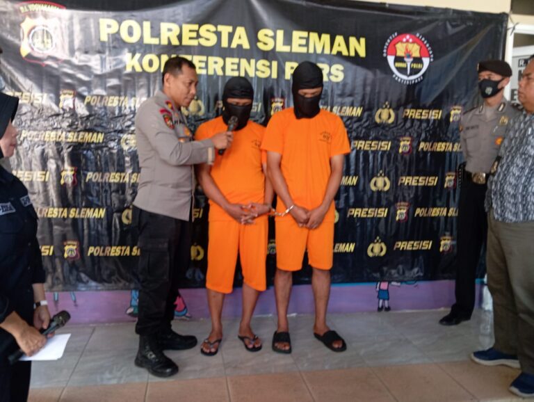 Pencurian Sepeda Motor di Sleman, Dua Pelaku Ditangkap