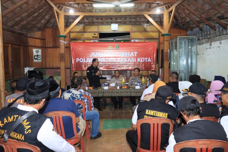 Jumat Curhat Kapolrestro Bekasi Kota, Tampung Aspirasi Masyarakat Jelang Pilkada 2024