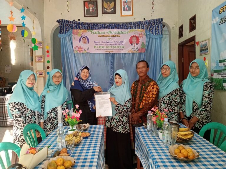 Yayasan Pendidikan Islam Altaufiq Fatahillah ,RA Altaufiq Sudah Terakreditasi