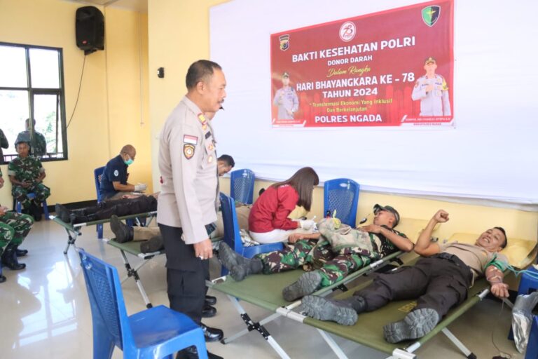 Bakti Kesehatan Donor Darah Utd Ngada:”Polres Ngada Selalu Hadir Untuk Masyarakat Dan PMI Ngada