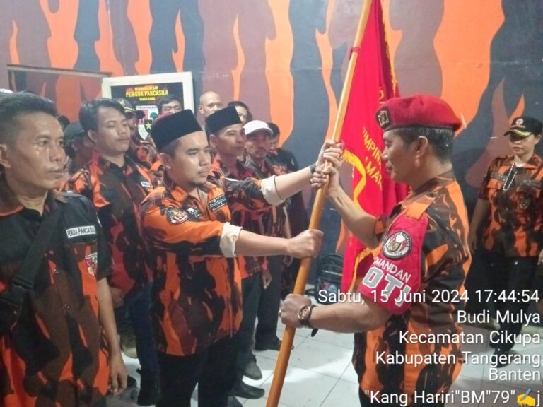 Sekcab Aban PP MPC Kab Tangerang Resmikan RPP PAC Kec.Pasar Kemis M.Yusuf Periode 2024-2027 Secara Aklamasi.