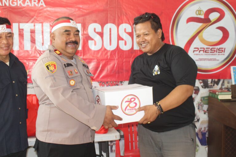 Sambut HUT Bhayangkara ke-78, Polsek Pondok Gede Adakan Giat Sosial Kemanusiaan