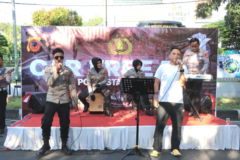 Polresta Cirebon Hadiri Car Free Day Sumber Dalam Rangka Ops Patuh Lodaya Tahun 2024