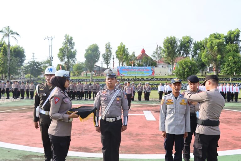 Tertib Lalu Lintas Menuju Indonesia Emas, Polres Landak Gelar Operasi Patuh Kapuas 2024