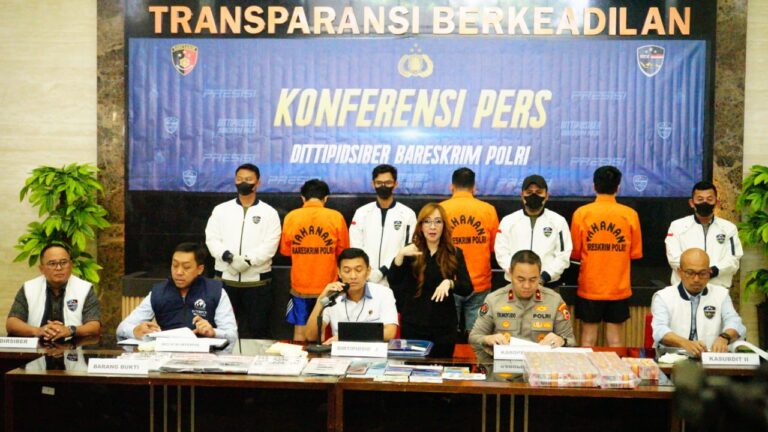Bareskrim Polri Bongkar Sindikat TPPO Scam Pekerjaan Paruh Waktu