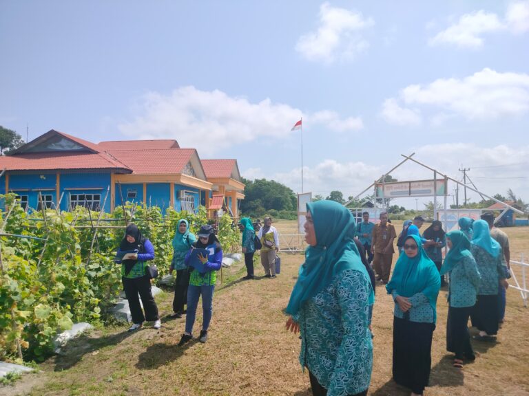 Program Ketahanan pangan di Kecamatan Singkep Selatan Adalah wujud dari Program Kerja TP, PKK Kabupaten Lingga.