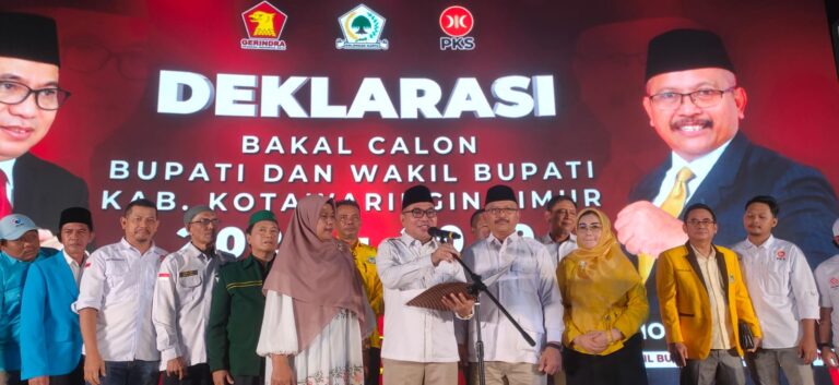 Duet Sanidin-Siyono Deklarasi Yakin Bawa Perubahan Untuk Kotim.