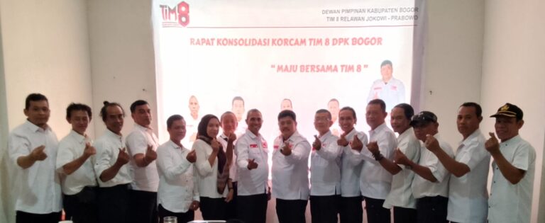 TIM 8 RJBBP DPK Bogor Adakan Rapat Konsolidasi