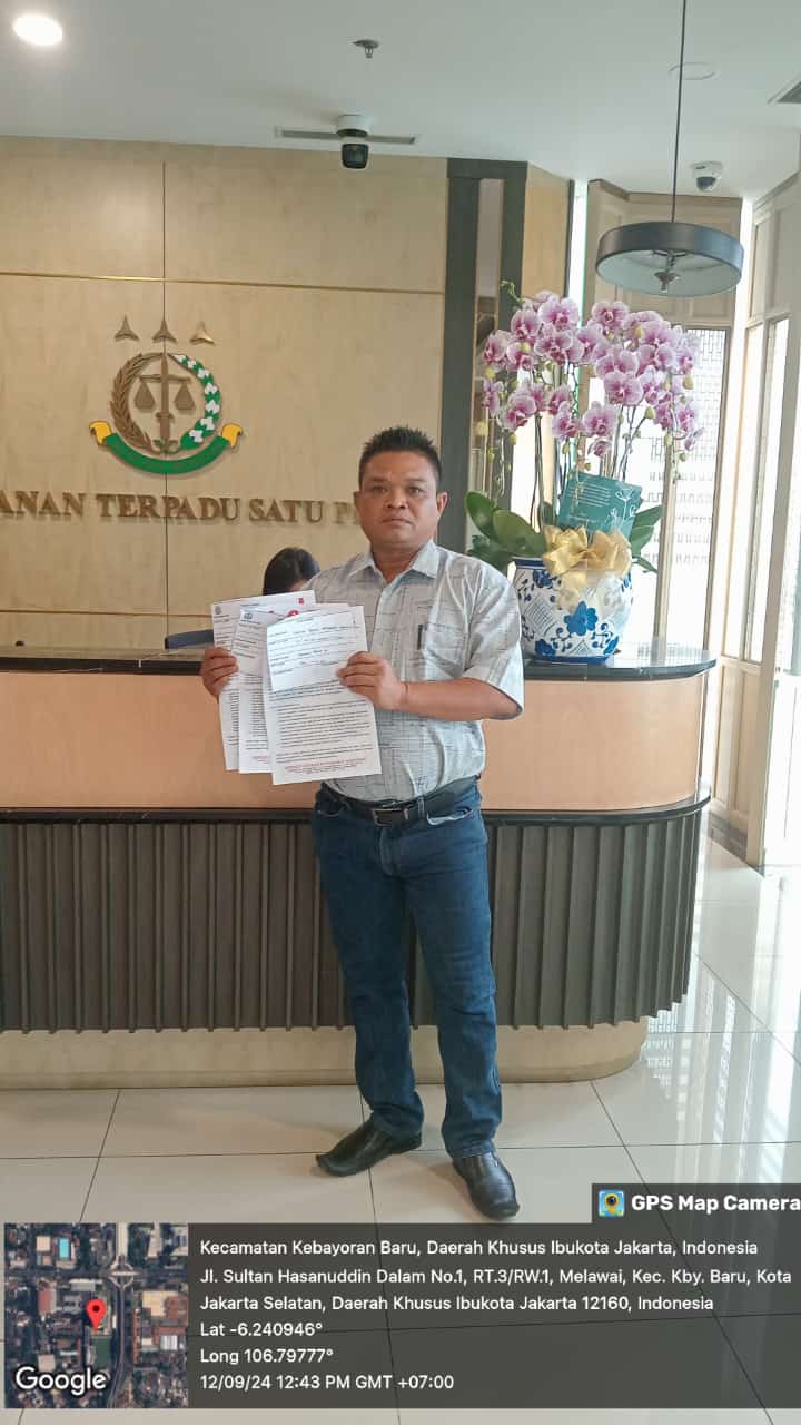 Ketua LAMI Laporkan Dugaan Korupsi Proyek PJU Jalan Tjilik Riwut ke Kejaksaan Agung.