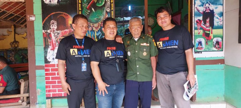 Pengurus DPP Asmen Kunjungi Tokoh Pemanggul Tandu Jenderal Besar Sudirman