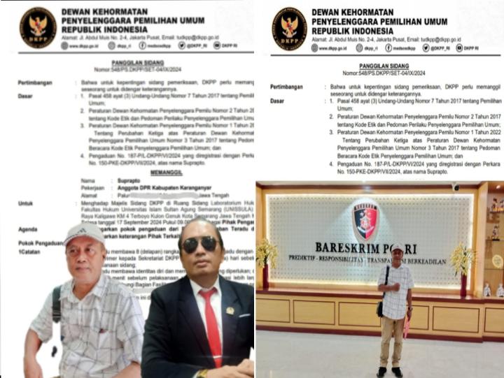 Presidium FPII Beri Bantuan Hukum Suprapto Segera Gugat SK Pj Gubernur Jateng No.170/150 Tahun 2024
