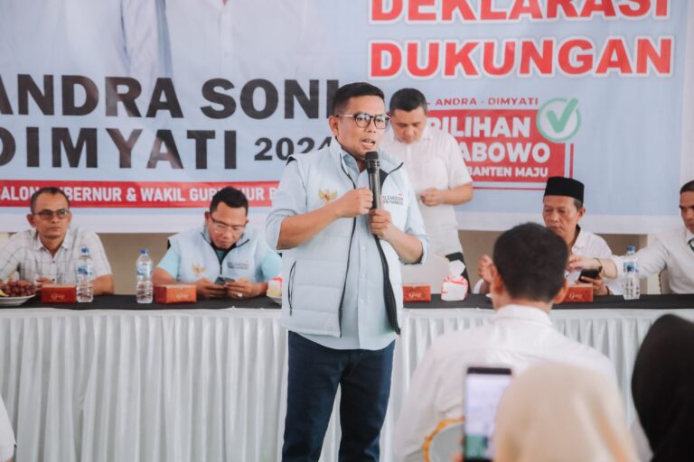Relawan Dulur Andra Soni Deklarasi Dukungan, Bergerak Total Jemput Kemenangan