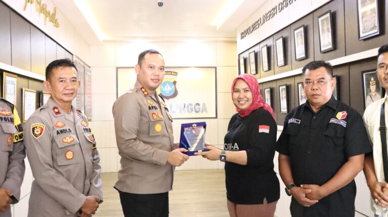 Perkuat Sinergitas Antar Lembaga Polres Lingga Audiensi bersama Bawaslu Kab.Lingga