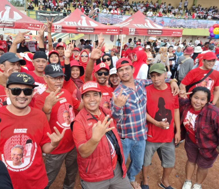 7000 Pasukan Merah  Siap Memenangkan Calon Walikota Tri Ridho