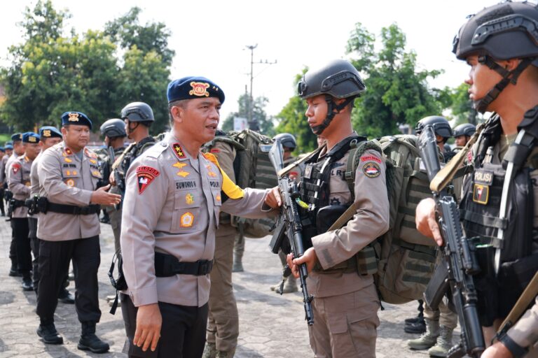 Pasukan Brimob Polda DIY Berangkat ke Papua untuk Tugas Satgas Amole Tahap II 2024