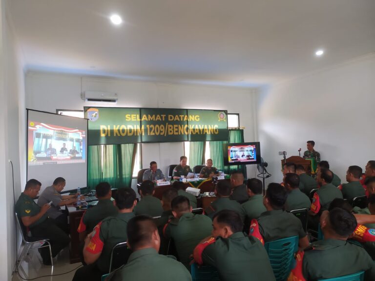 Sukseskan Pompanisasi Kementan,Kasiter Kasrem 121/Abw Berikan Sosialisasi Kepada Babinsa Kodim 1209/Bky