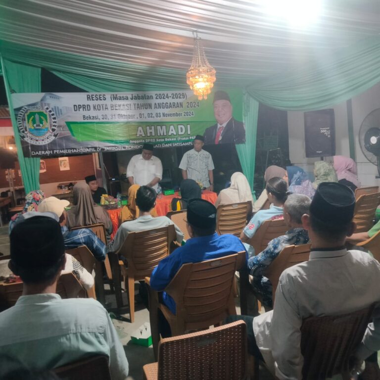 Ahmadi Reses Bahas Pendidikan Dan Kesehatan.