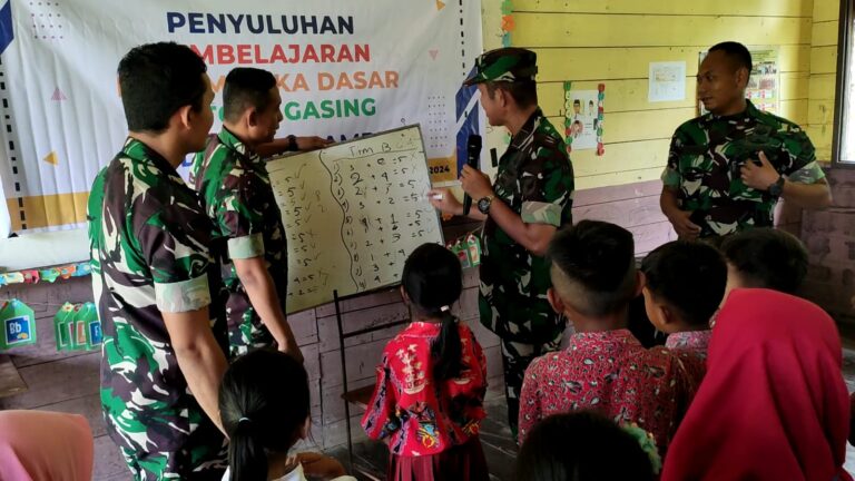 Peduli Pendidikan, Kodim 1015/Sampit Gelar Komsos Dengan Anak Siswa Siswi di Wilayah Binaan