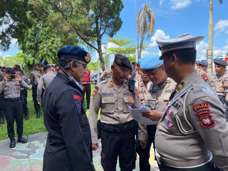 Bentuk Nyata Satgas OMP Kapuas 2024 Amankan Kegiatan Kunjungan Menteri UMKM.