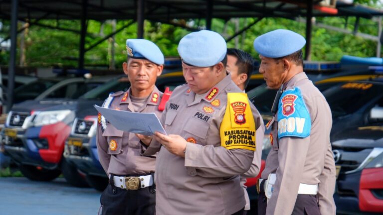 Irwasda Polda Kalbar Pimpin Apel Kesiapan Operasi Mantap Praja Kapuas