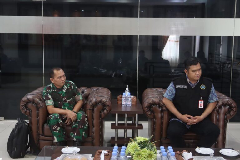 Irdam XII/Tpr Terima Audiensi BSSN