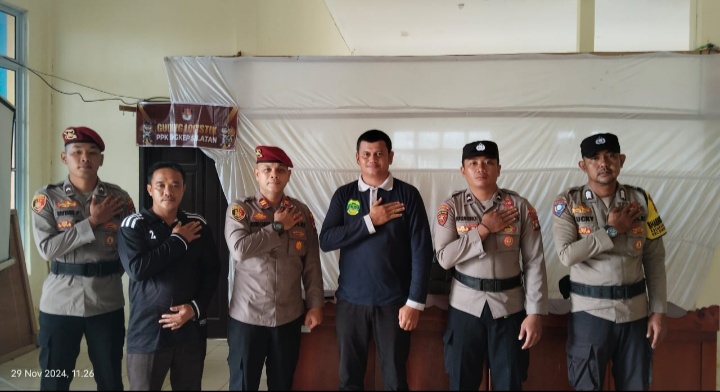 Pengamanan surat suara menjelang pleno di kecamatan singkep selatan