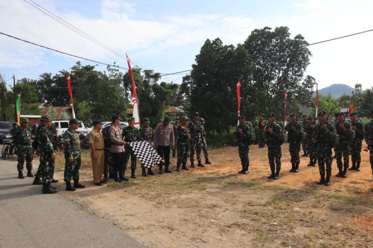 Wakapolres Pimpin Upacara Serah Terima Simbol Yudha Wastu Pramuka.
