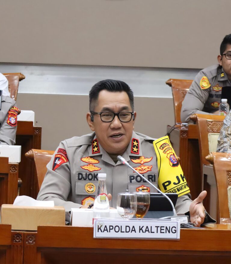 Komisi III DPR RI Berikan  Apresiasi Kepada Polda Kalteng PTDH Brigadir AKS