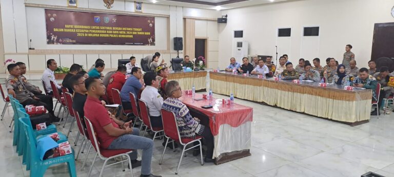Pasiops Kodim 1209/Bky Hadiri Rakor lintas sektoral Ops Lilin tahun 2024 Dalam Pengamanan Nataru 2025