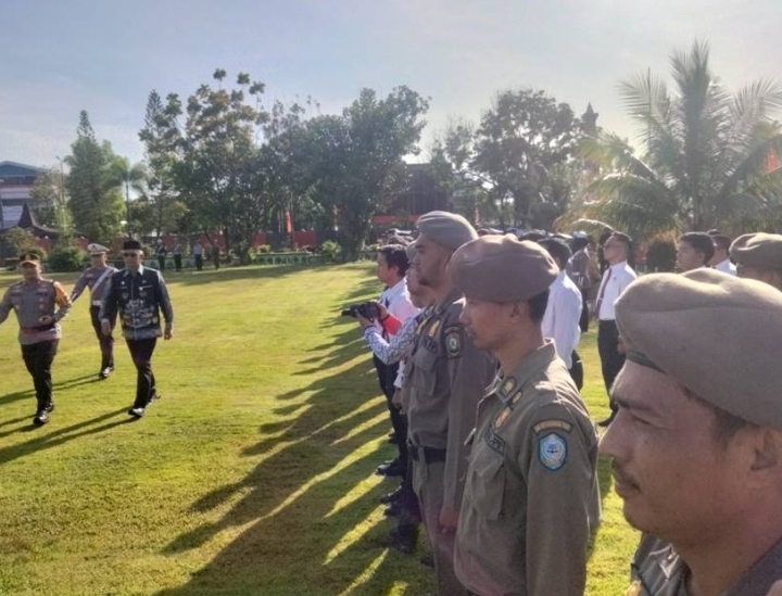 Sebanyak 440  Personel Disiagakan Untuk Amankan Nataru di Kotim.