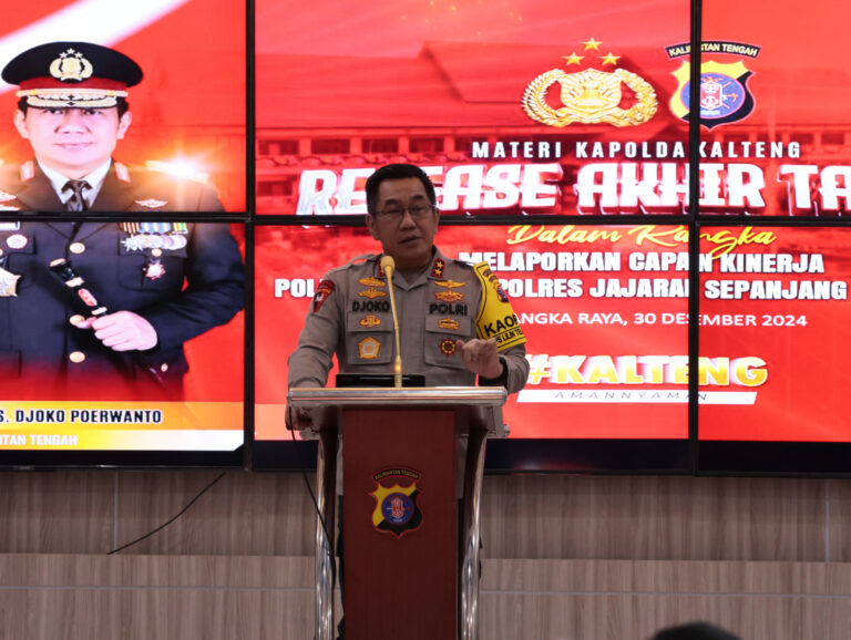 Polda Kalteng Tutup Tahun 2024 Dengan Capaian Kinerja Gemilang