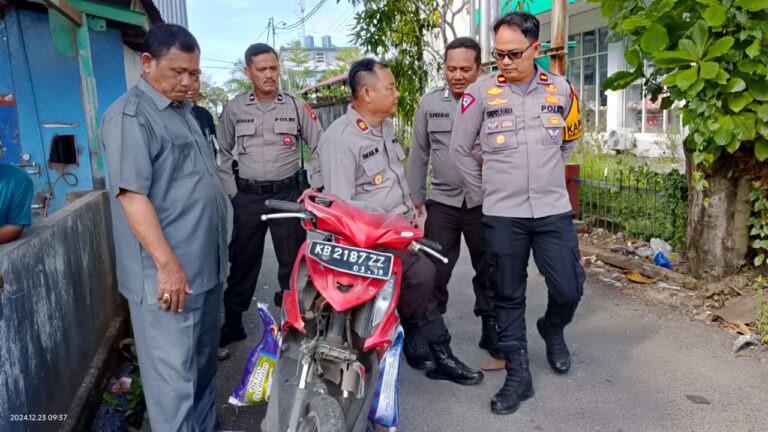 Anggota Sektor Kota Polres Ketapang, Berhasil Amankan Barang Bukti, Pelaku Kabur.