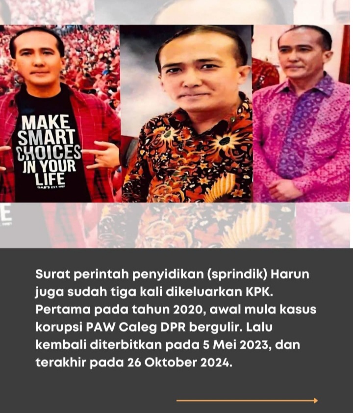 KPK Rilis Foto Terbaru Harun Masiku, Begini Penampakannya Sekarang