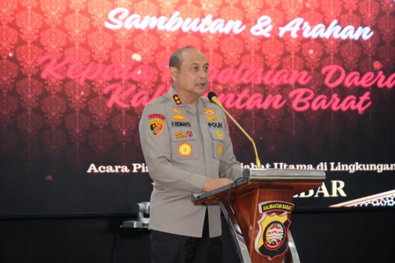 Kapolda Kalbar Pimpin Sertijab, Tekankan Pejabat Baru  Untuk Segera Adaptif.