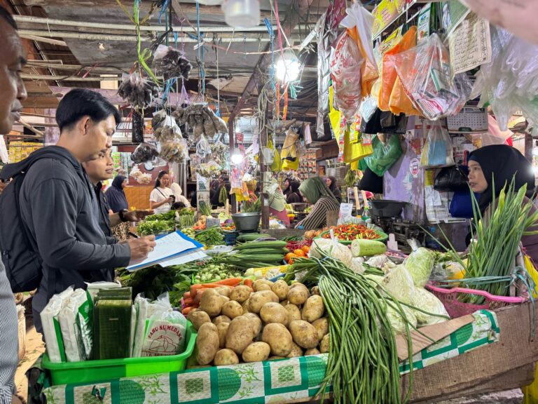 Pastikan Ketersediaan dan Harga Pangan Aman di Bulan Ramadan, Tim Satgas Pangan Polda Kalteng Sidak Pelaku Usaha
