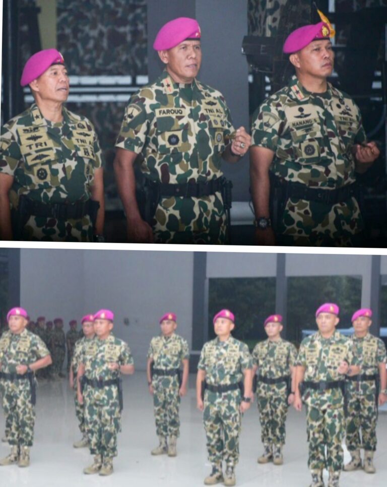 Danpasmar 1 Ikuti Prosesi Sertijab Pejabat di Lingkungan Mako Kormar