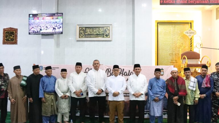 Kapolres Lingga Hadiri Kunjungan Kerja dan Halal Bihalal Gubernur Kepri di Dabo Singkep