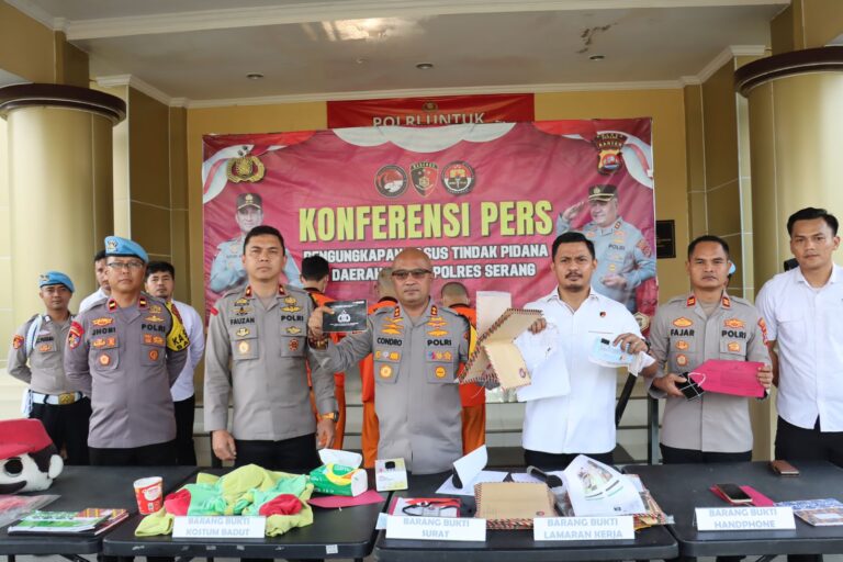 Sepekan Operasi Pekat Premanisme, Polres Serang Amankan 66 Preman