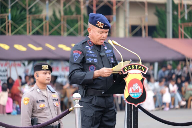 Polda Banten Sambut 98 Personel Sat Brimob Purna Tugas Operasi Amole II