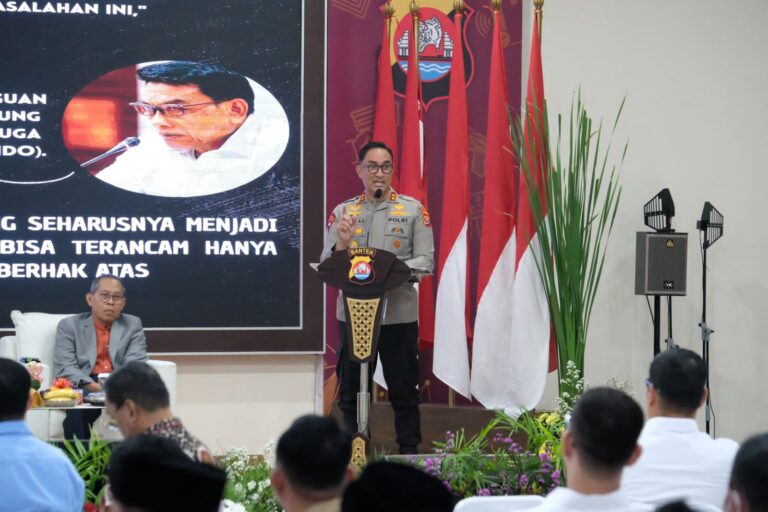 Polda Banten Gelar FGD Bahas Pemberantasan Aksi Premanisme Bersama Forkopimda dan Tokoh Masyarakat