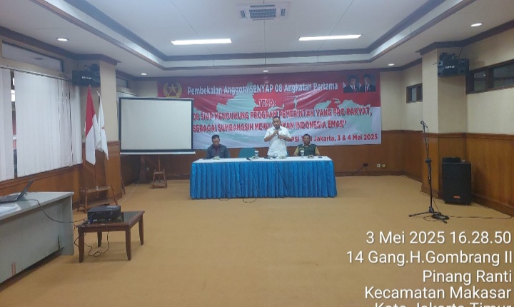 Tubagus Rahmad Sukendar Beri Pembekalan Kebangsaan, Intelijen, dan Antikorupsi di Diklat Senyap 08