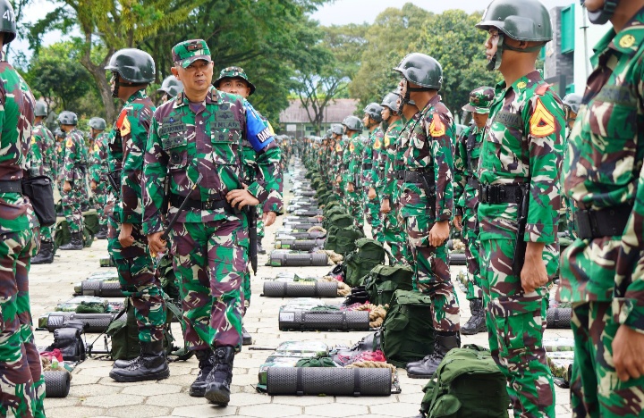 Danmentar Akmil Terima Laporan Kesiapan Latihan Pramuka Yudha Taruna Tingkat II/Sertar