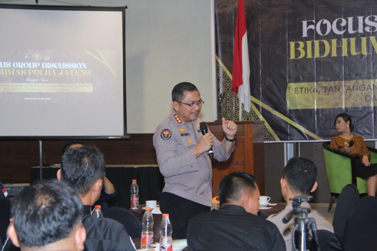 Optimalkan Pemanfaatan A.I, Bidhumas Polda Jateng Gelar FGD Bahas Etika, Tantangan, dan Peluang