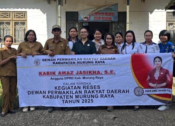 Kabik Amaz Jashika Serap Aspirasi Warga Tanah Siang dalam Reses Perdana Sebagai Anggota DPRD Murung Raya